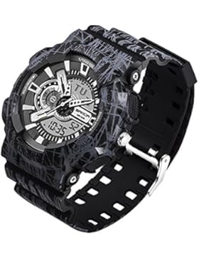 Sportuhr,Multi-funktions-digitale led elektronische armbanduhr wasserdicht leuchtende mode casual teenager-jungenuhr-A