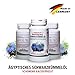 Produktbild Bestes Schwarzkümmelöl Kapseln • 1500mg pro Tagesdosis hochdosiert • in Deutschland hergestellt • Kaltgepresst • Ägyptisch • Naturbelassen • Mit Vitamin E 15mg • Top Qualität