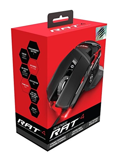 Mad Catz RAT 4 Rat  n   ptico Gaming  PC 