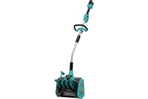 Mellif Akku Schneefräse für Makita Akku 18V, elektrische Schneefräse, 900W kabellos Schneebürste bis 20cm Räumhöhe, 8m Wurfweite, 33.5cm Arbeitsbreite, 30° Einstellbar (Akku Nicht Enthalten)