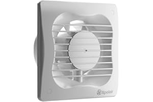 Xpelair VX150T 93227AW Kitchen/Bathroom Wall or Ceiling Extractor Fan with Timer - White (for use with 150mm / 6 Inch Ducting)