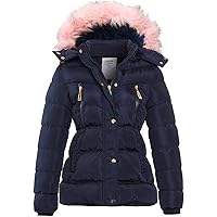 SHEIN LUNE Women'S Hooded Fleece Lined Padded Jacket | SHEIN A