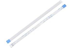 sourcing map Cable Flexible Plano, FPC FFC 12 Pines 0,5mm Paso 150mm L, Cable de Cinta Flexible para Televisor LCD Audio de Automóvil Reproductor de DVD Laptop, 10 Piezas (Tipo B)