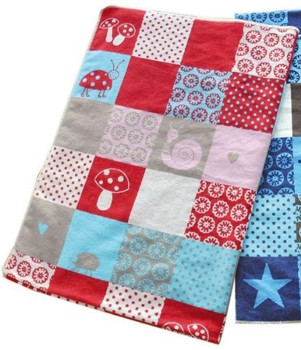 David Fussenegger Baby- und Kinderdecke Juwel Junior Patch Girl 140x200cm 6286/15