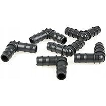 Set Di 10 Connettori A T Per Linea Di Gocciolamento, Tubo Flessibile Tubo Tappo A Innesto 16 88930592 - Foto 8