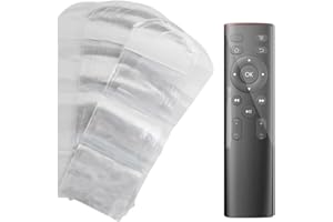 NHQZ 40 Stück Transparent PVC Schrumpffolie,Hülle für Fernbedienung,Transparente Taschen für TV-Fernbedienungen,Remote Control Cover,Universal Staubdicht und Wasserdicht Schutztasche Schrumpffolie