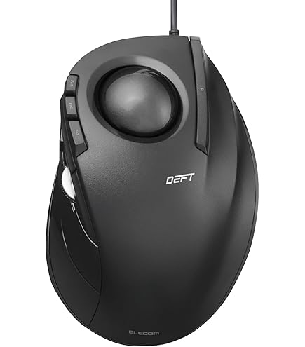 Mouse Trackball Cablato Ergonomico - Controllo A Dito, 5 DPI Regolabili, Per PC E Laptop - Foto 3