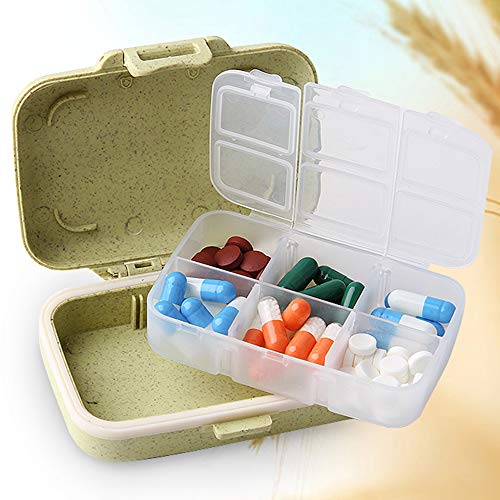 Fatetec-6-Grille-Bote--Pilules-en-Plastique-Portable-Petite-Bote-de-Mdicaments-Mini-Voyage-Mdicaments-tanche--lhumidit-Bote-de-Rangement-pour-Pilules-Voyage-Accessoires