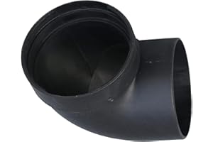 ALI2 Collegamento per riscaldamento a pavimento, uscita dell'aria, in plastica, per tubo di uscita, per riscaldamento ad aria, diesel, 75 mm