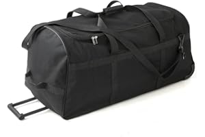 Tremblay - Sac A roulettes Noir 70x33x31 cm - 70 L