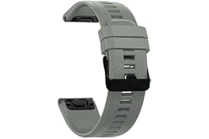 AISPORTS 22mm Quick Fit Watch Strap Compatible for Garmin Instinct 2/1/Crossover Strap Silicone Wristband Bracelet Replacement Band for Garmin Epix Pro Gen 2 47mm/Epix Gen 2 47mm