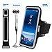 Produktbild YBWM Schweißfest Sport Armband 6.2 zoll für Galaxy S8 PLUS - Mit Schlüsselhalter,HiFi Lärmisolierende In-Ear-Kopfhörer für Fitnessstudio, Workout, Jogging, Bike Pendeln, Laufen aktiv Sport (Schwarz+)