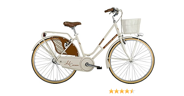 Bicicletta donna HOLLAND ruota 26' Lux bianca avorio MBM + cestino vari  colori : Amazon.it: Sport e tempo libero
