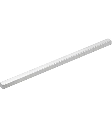 Barra Quadrata In Alluminio Anodizzato Argento - 1000x10x10 Mm, Alberts - Foto 4