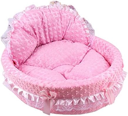 Kelaina Soft Pink Heart Pet Mat Dog Cat Sleeping Pad Bed Puppy Plush Cushion