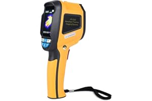 EECOO Imágenes térmicas infrarrojas, cámara infrarroja de alta resolución portátil HT-02D, pantalla a color, resolución 1024p 32x32, -20 ° C ~ 300 ° C, almacenamiento portátil de datos