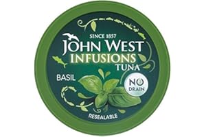 John West Infusiones De Atún Con 80g De Albahaca (Paquete de 6)