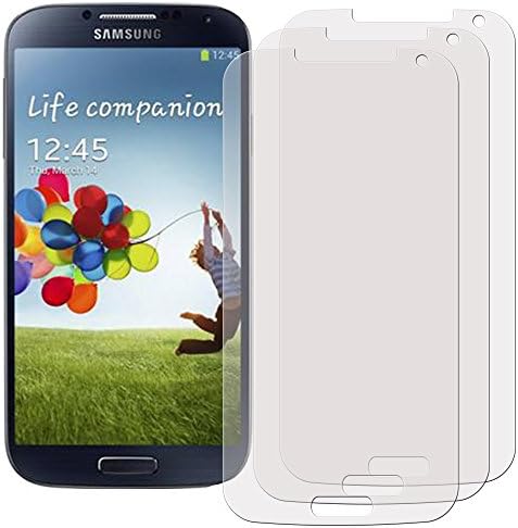 3 x Filmex Screen Protectors for Samsung Galaxy S4 (GT-i9500, i9505 LTE, i9502 Duos, i9506, Google Edition, S4 Value Edition GT-i9515 / SCH-I959) - Ultra Clear, Premium Quality Japan PET material, Installation Kit, Lifetime Warranty