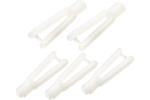 UXCELL sourcing map 5pcs Chape Nylon Blanc 2mm Longueur 29mm Trou Dia pour Avion RC