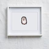 Fine Art Druck auf hochwertige Künstlerpapier von Hahnemühle Tier Charakter Igel Gogo Kunstdruck für Kinderzimmer