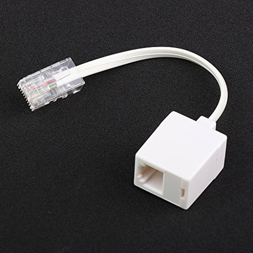 MagiDeal 1 Piece Telephone Phone Extension Cord Landline Flash Cable Line Jack RJ45 to RJ11, 245mm - Image 6