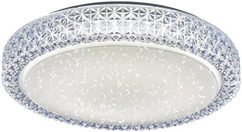 LED 22 Watt ceiling lamp round Crystal sky lighting Leuchten Direkt 14371-00