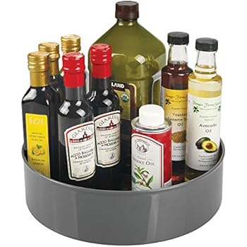 iDesign Küchen Organizer, extra großer Drehteller aus BPA-freiem