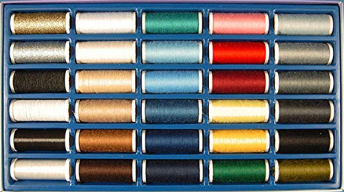 Alzetta Hilo Set 30 Piezas de Hilo Hilo de Coser para Todas Las máquinas