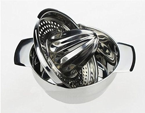 ofye Langlebig Manuelle Entsafter Küche Werkzeug Zitruspresse silber - 4