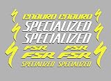 Color: amarillo Ecoshirt 92-RO52-MHV7 Pegatinas Fsr Enduro F42 Vinilo Adesivi Decal Aufkleber Клей MTB Stickers Bike, Amarillo