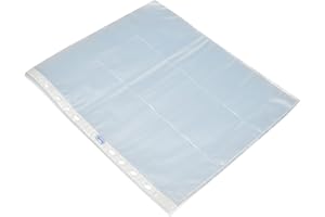 Favorit 100460079 - Buste Foratura Universale PortaScontrini Fiscali, 7 x 30 cm, Trasparente