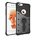 Produktbild Schutzhülle für iphone 6S (4.7 Zoll), Grau Hybrid Handy Schutzhülle Tasche Dual Layer aus Hart PC und Silikon Armor Case Ständer Schale Tasche für Apple iphone 6 / 6S 4.7'' Smartphone