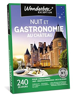 Wonderbox WONDERBOX - Coffret cadeau - NUIT ET GASTRONOMIE AU CHÂTEAU