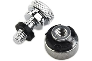 Oniissy Motorrad Fender Bolt Schraube Motorrad Hintere Kotflügel Sitz Bolt, Mount Knob Abdeckung Mutter, Kompatibel für Harley Sportster Touring Softail Dyna CVO