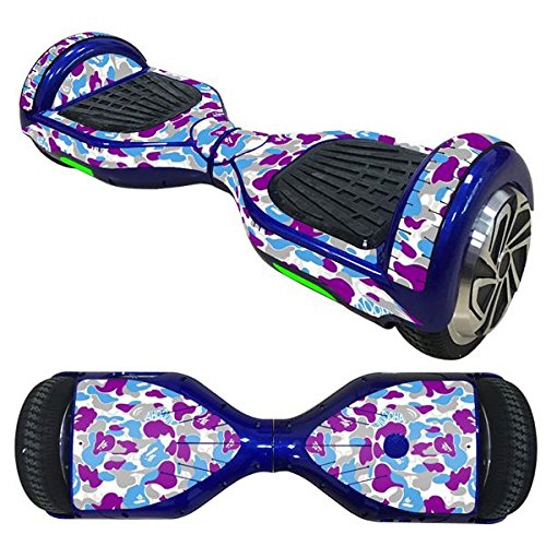 Preisvergleich Produktbild Balance Scooter / Hoverboard Camouflage Lila (1) Aufkleber