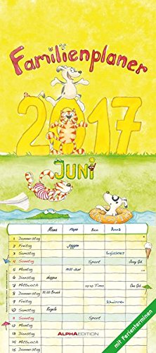 Preisvergleich Produktbild Herlitz 50004768 Familienplaner Cartoon 2017