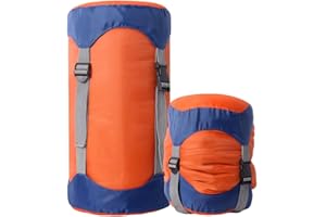 CZAKOMIX Sac de Compression, Stuff Sack Storage Bag, Compression Stuff Sack for Sleeping Bag, pour la randonnée, Les Voyages, Plein air, Le Camping et Les Sports