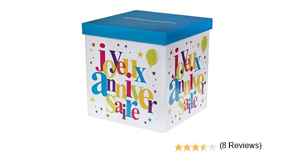 Santex 4807 99 Livre Dor Joyeux Anniversaire Festif Multicolore Autre 24 3x24 9x2 3 Cm Ameublement Et Decoration Decoration De La Maison Mkyra Org