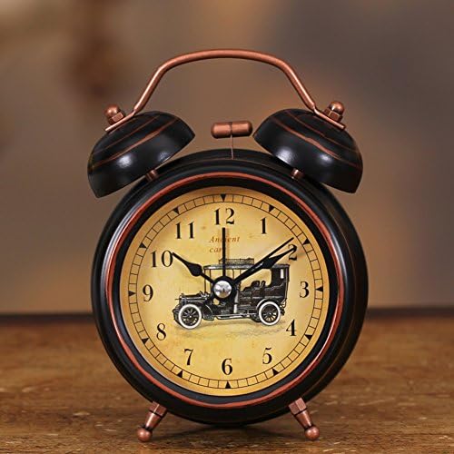 Retro creative mute the alarm/Lazy students a small alarm clock/ bedroom bedside clock clock-B