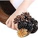 100S Strands 18" 20" 22" Pre Bonded Hair Extensions Keratin U Tip Nail Remy Human Hair Straight, 18"-50g, 02# Dark Brown