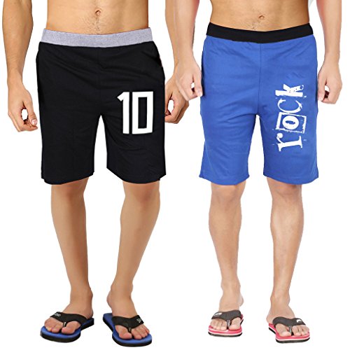 hotfits mens self design cotton shorts (shbk10-shrbrock) RS.499 (62.00% Off) - Amazon