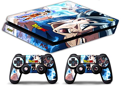 Preisvergleich Produktbild Skin Ps4 SLIM - DRAGONBALL GOKU ULTRA ISTINCT - limited edition DECAL COVER Schutzhüllen Faceplates playstation 4 SONY BUNDLE
