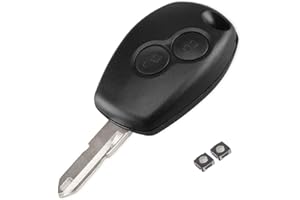 HIGH FIVE - Kit de reparación para Llave de Dacia Sandero, Logan, Duster, Lodgy o Dokker. Incluye Carcasa con Clip de Pila, Espada y pulsadores de sustitución