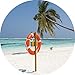 Produktbild Lsping Mikrofaser Damen Tropical Sea Star Tier Strandtuch Elefanten Runde Strandtücher Badetuch, 150cm, D525