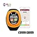 Produktbild MyKi GPS Uhr Kinder, Smartwatch mit GPS Tracker, Handy Ortung, SOS und App Tracking in Deutsch (Schwarz-Orange) - Beschränkte Auflage