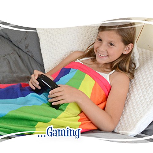 Snug Rug Rainbow Meerjungfrau Schwanz Super Weiche Qualität Mink Fleece Decke, Mehrfarbig - 4