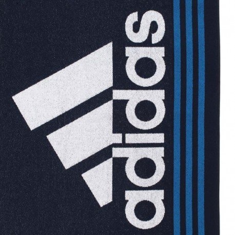 adidas Towel Handtuch Gr. L = 70 X 140 cm Farbe: Dunkelblau; Größe: L (140 x 70 cm) - 2