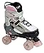 SFR Typhoon Quad verstellbare Rollschuhe Kinder pink Mädchen pink, 25.5-29