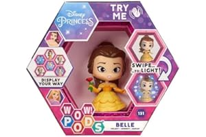 WOW! PODS Belle - Beauty and The Beast | Official Disney Princess Light-Up Bobble-Head Collectable Figure