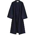 Kimono japonais pyjamas femmes coton Yukata feuilles d'érable traditionnel Kimono Robe